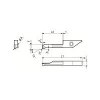 京セラ（KYOCERA） 京セラ 旋削用チップ VNBR0206-02 KW10 1セット（5