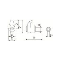 京セラ（KYOCERA） 京セラ 部品 CPS-2P 1個 209-0261（直送品）