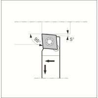 京セラ スモールツール用ホルダ SCLCR1010JX-09FF 1本 648-8935（直送品）