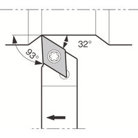 京セラ スモールツール用ホルダ SDJCR1010JX-11FF 1本 648-9010（直送品）