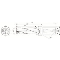 京セラ マジックドリル DRZ型用ホルダ 加工深さ3×DC S32-DRZ39117-12 1個 647-1307（直送品）