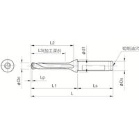 京セラ（KYOCERA） 京セラ ドリル用ホルダ SF25-DRC180M-5 1本 357-6647（直送品）