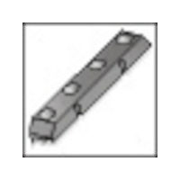 イスカル 部品 BKU 110 1個 338-4314（直送品）