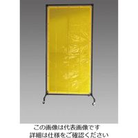 エスコ 1000x2150mm 溶接作業フェンスセット(黄色) EA334BE-20Y 1セット（直送品）