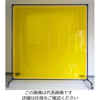 エスコ 2000x2150mm 溶接作業フェンスセット(黄色) EA334BF-20Y 1セット（直送品）