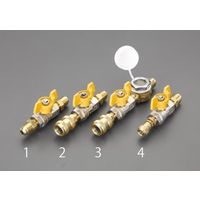 エスコ F3/8” x ボールバルブ(サービス用) EA496EH-3 1個（直送品）