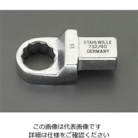 エスコ 17 mm めがねヘッド(14x18mmジョイント用) EA723SC-17 1個（直送品）