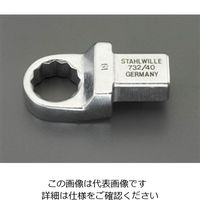 エスコ 27 mm めがねヘッド(14x18mmジョイント用) EA723SC-27 1個（直送品）