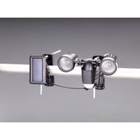 エスコ（esco） 2灯 防雨型LEDセンサーライト（ソーラー式） 1個 EA864CB-204A（直送品）
