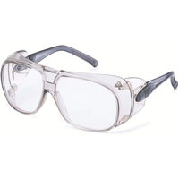 山本光学 YAMAMOTO 二眼型保護メガネ(フレームタイプ) セーフティグラス レンズ色:クリア テンプルカラー:スモーク YS-75 1個（直送品）