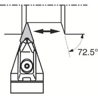 京セラ 外径加工用ホルダ DVVNN2525M-16 1本 358-0407（直送品）