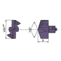 タンガロイ（Tungaloy） TACチップ（GK） DMP120:AH725 1セット（2個：1個×2箱）（直送品）