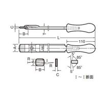 タンガロイ（Tungaloy） スクレーパ（PF） HCS-20 1個（直送品）