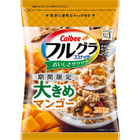 【アウトレット】【タイムセール】カルビー　200gフルグラ大きめマンゴー