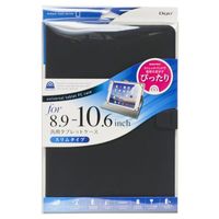 ナカバヤシ 汎用タブレットケース/FOR10/ブラック TBC-FC101505BK（直送品）