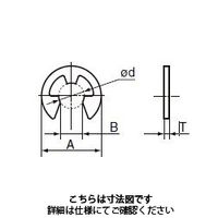 住友電工ハードメタル 部品 止め輪 ER03 1セット(20個)（直送品）