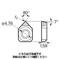 住友電工ハードメタル スミボロンチップ NU-ZNEX040102:BN1000 1個（直送品）