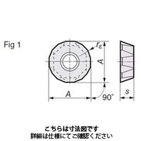 住友電工ハードメタル フライス用チップ QPMT080330PPEN:ACK200 1セット(10個)（直送品）