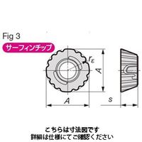 住友電工ハードメタル フライス用チップ QPMT120460PPERーR:ACP200 1セット(10個)（直送品）