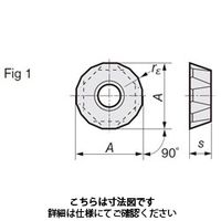 住友電工ハードメタル フライス用チップ QPMT160608PPEN:ACK200 1セット(10個)（直送品）