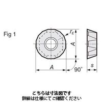 住友電工ハードメタル フライス用チップ QPMT200608PPEN:ACZ330 1セット(10個)（直送品）