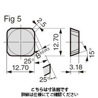 住友電工ハードメタル フライス用チップ SDCH42TR-R:T250A 1セット（10個）（直送品）