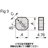 住友電工ハードメタル フライス用チップ SNC43MW:G10E 1セット(10個)（直送品）