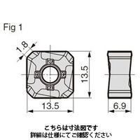 住友電工ハードメタル フライス用チップ SNET13T6ANER-G:ACM200（直送品）