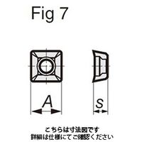 住友電工ハードメタル フライス用チップ SPMT120408:ACK300 1セット(10個)（直送品）