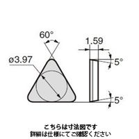 住友電工ハードメタル スミボロンチップ TBGN060102B:BNX20 1個（直送品）