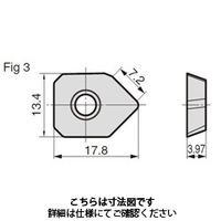 住友電工ハードメタル フライス用チップ XEEW13T3AGERーWR:ACP200 1セット(10個)（直送品）