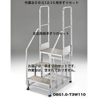 Hasegawa(長谷川工業) アルミ合金 作業足場台 DBG1.0用 両側手摺り DBG1.0-T3W110 1台（直送品）
