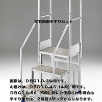 Hasegawa(長谷川工業) アルミ合金 作業足場台 DBG1.0用 両側手摺り DBG1.0-T4/5W110 1台（直送品）