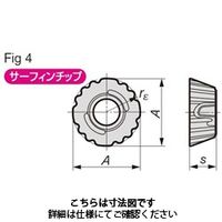 住友電工ハードメタル フライス用チップ QPMT160680PPERーR:ACP300 1セット(10個)（直送品）