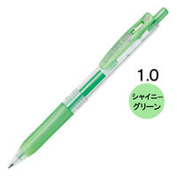 ゲルインクボールペン サラサクリップ 1.0mm シャイニーグリーン 緑 JJE15-SG ゼブラ