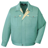 自重堂　制服百科　ノンプルブルゾン　グリーン　ＥＬ　430（直送品）