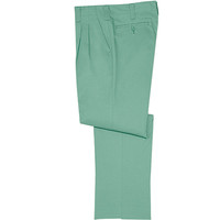 自重堂　制服百科　製品制電防汚ツータックパンツ　グリーン　７６　5710（直送品）