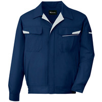 自重堂　制服百科　製品制電ストレッチブルゾン　ネービー　ＬＬ　81600（直送品）