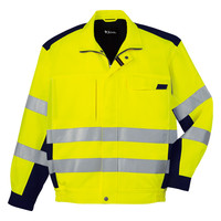 自重堂　制服百科　高視認ブルゾン　イエロー　４Ｌ　82700（直送品）