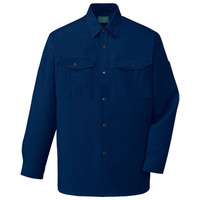 自重堂　制服百科　エコ長袖シャツ　ネービー　Ｍ　46904（直送品）