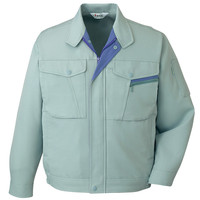 自重堂　制服百科　ストレッチブルゾン　スプレーグリーン　５Ｌ　40400（直送品）