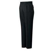 自重堂　制服百科　エコストレッチツータックパンツ　ブラック　Ｈ９６　H43101（直送品）