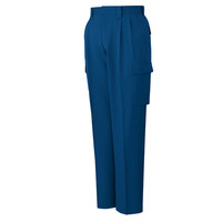 自重堂　制服百科　エコストレッチツータックカーゴパンツ　インディゴブルー　Ｈ１１２　H43102（直送品）