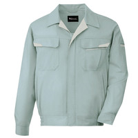 自重堂　制服百科　製品制電ストレッチブルゾン　アースグリーン　Ｌ　81600（直送品）