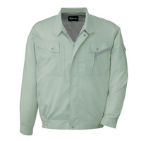 自重堂　制服百科　エコ５バリューブルゾン　アースグリーン　４Ｌ　81700（直送品）