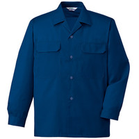 自重堂　制服百科　エコ製品制電オープンシャツ　ネービー　Ｍ　6055（直送品）