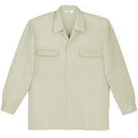 自重堂　制服百科　長袖オープンシャツ　アースグリーン　５Ｌ　7650（直送品）