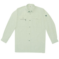 自重堂　制服百科　ノンプル長袖シャツ　アースグリーン　ＥＬ　14004（直送品）