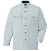 自重堂　制服百科　長袖シャツ　クロムシルバー　Ｌ　47304（直送品）