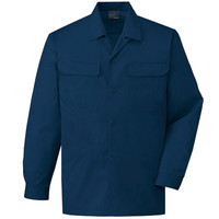 自重堂　制服百科　長袖オープンシャツ　ネービー　５Ｌ　84624（直送品）